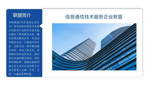 信息通信技術(shù)服務(wù)企業(yè)聯(lián)盟簡介